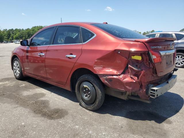 3N1AB7AP0GY255625 - 2016 NISSAN SENTRA S BURGUNDY photo 2