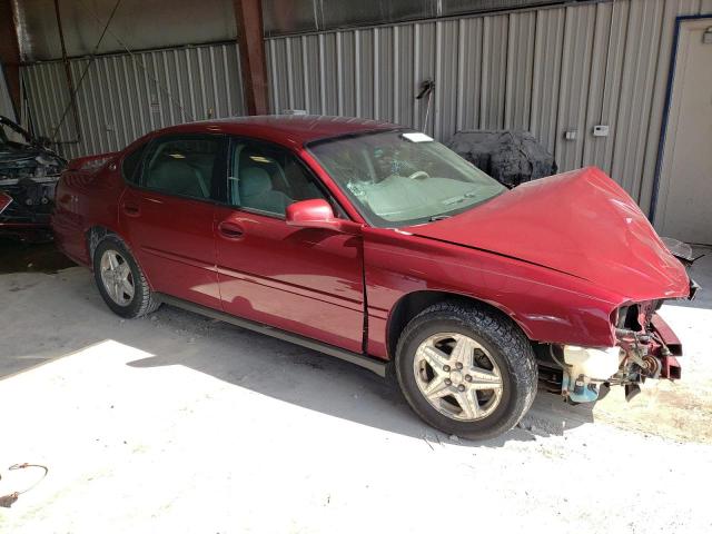 2G1WF52E459288478 - 2005 CHEVROLET IMPALA RED photo 4