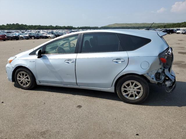 JTDZN3EU4GJ043086 - 2016 TOYOTA PRIUS V BLUE photo 2