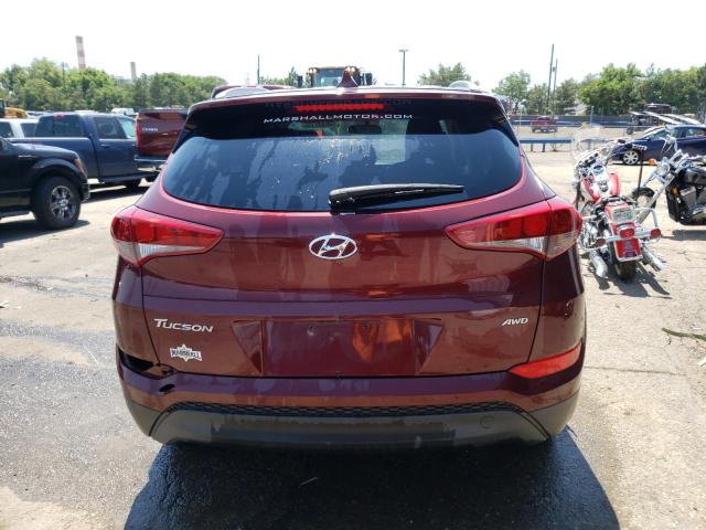 KM8J3CA43JU598864 - 2018 HYUNDAI TUCSON SEL MAROON photo 6