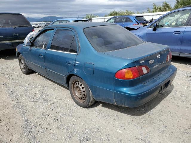 2T1BR12E9YC307505 - 2000 TOYOTA COROLLA VE BLUE photo 2