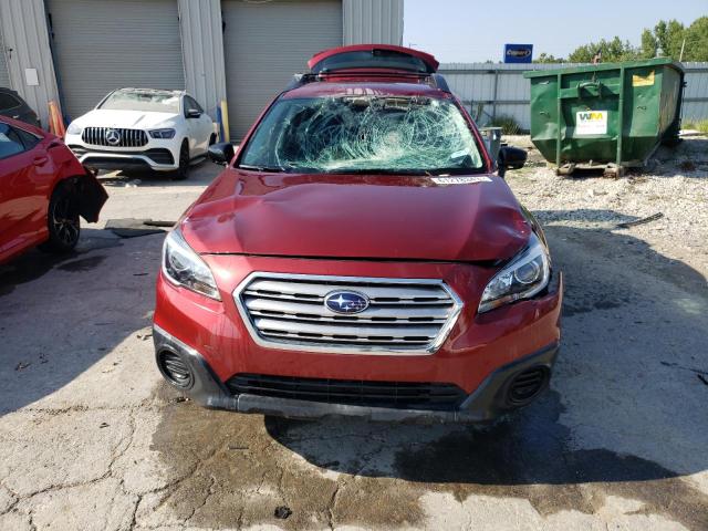 4S4BSAAC4H3314581 - 2017 SUBARU OUTBACK 2.5I MAROON photo 5