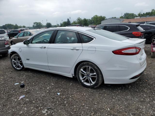 3FA6P0SU1GR283689 - 2016 FORD FUSION TITANIUM PHEV WHITE photo 2