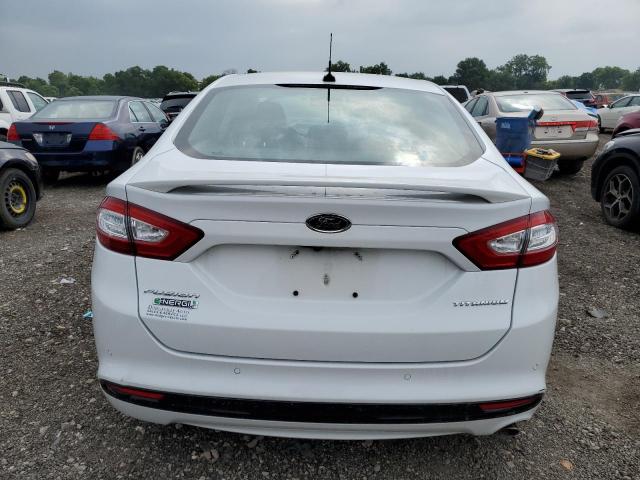 3FA6P0SU1GR283689 - 2016 FORD FUSION TITANIUM PHEV WHITE photo 6