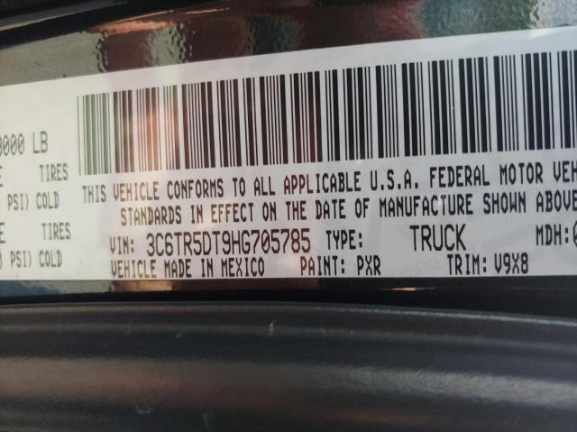 3C6TR5DT9HG705785 - 2017 RAM 2500 SLT 黑色 照片 10