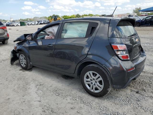 1G1JG6SB7K4142268 - 2019 CHEVROLET SONIC GRAY photo 2