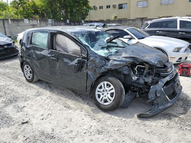 1G1JG6SB7K4142268 - 2019 CHEVROLET SONIC GRAY photo 4