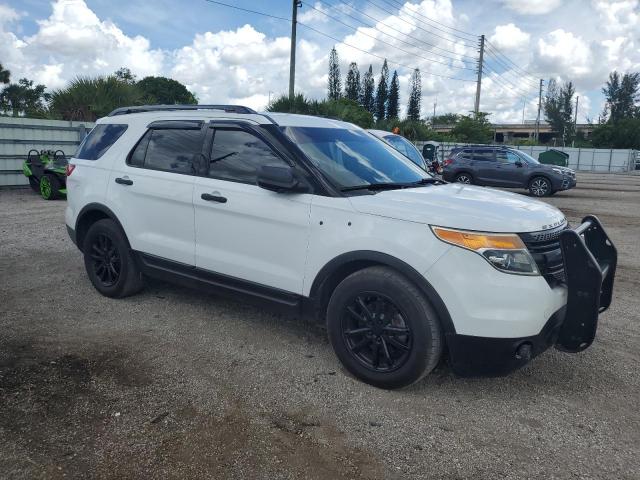 1FM5K7B8XDGA17280 - 2013 FORD EXPLORER WHITE photo 4