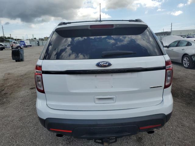 1FM5K7B8XDGA17280 - 2013 FORD EXPLORER WHITE photo 6