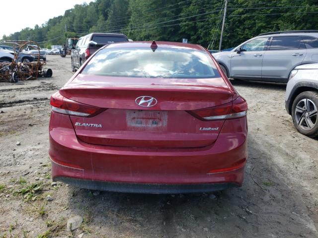 KMHD84LF2HU284877 - 2017 HYUNDAI ELANTRA SE RED photo 6