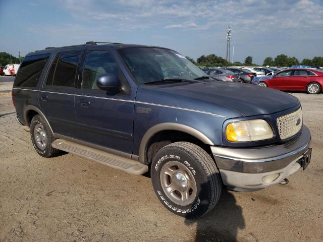 1FMPU18L51LA68202 - 2001 FORD EXPEDITION EDDIE BAUER BLUE photo 4