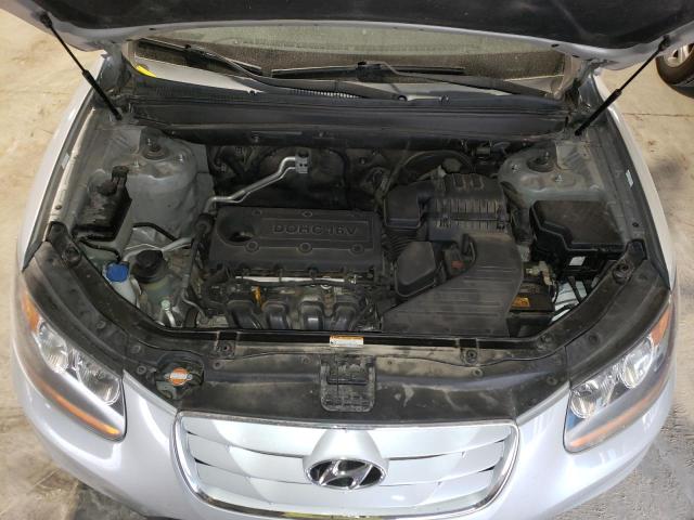 5NMSGDAB1AH333594 - 2010 HYUNDAI SANTA FE GLS SILVER photo 11