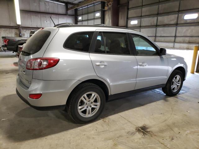 5NMSGDAB1AH333594 - 2010 HYUNDAI SANTA FE GLS SILVER photo 3