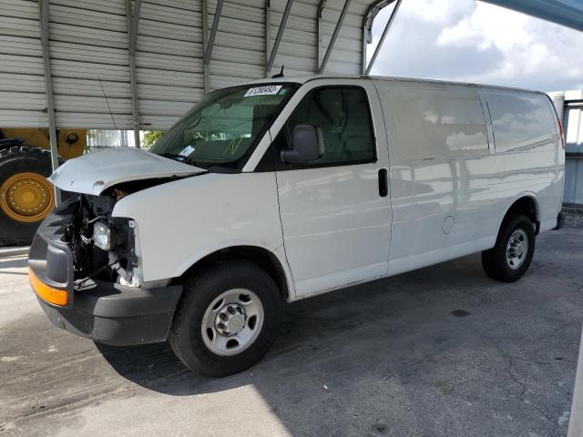 1GCWGFFA3D1110940 - 2013 CHEVROLET EXPRESS G2 WHITE photo 1