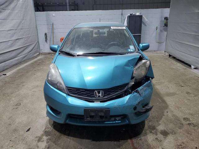 JHMGE8H59CC005827 - 2012 HONDA FIT SPORT TEAL photo 5