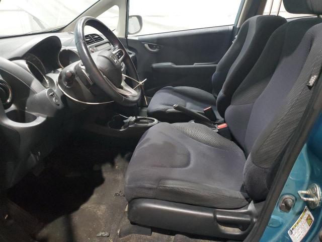 JHMGE8H59CC005827 - 2012 HONDA FIT SPORT TEAL photo 7