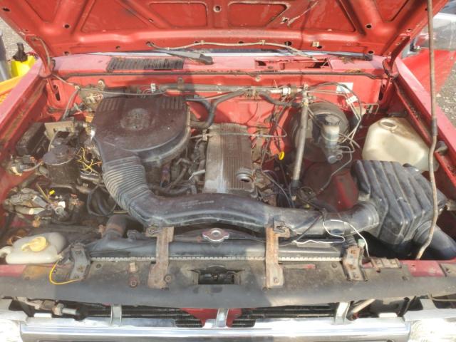 1N6SD16Y5TC309270 - 1996 NISSAN TRUCK KING CAB SE RED photo 11