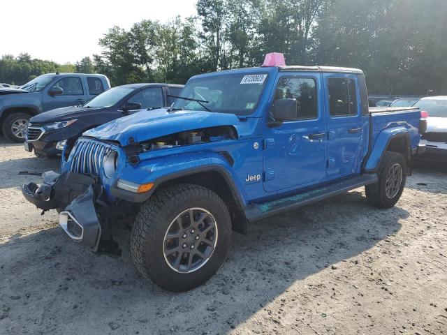 1C6HJTFG8LL169621 - 2020 JEEP GLADIATOR OVERLAND BLUE photo 1