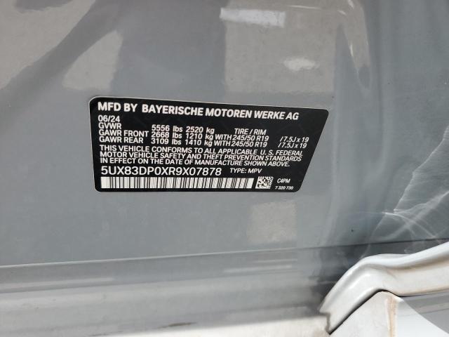 5UX83DP0XR9X07878 - 2024 BMW X3 M40I GRAY photo 14