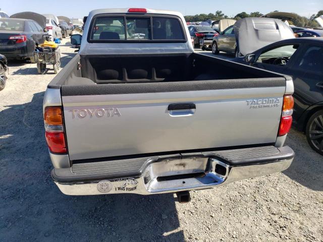 5TESN92N42Z064486 - 2002 TOYOTA TACOMA XTRACAB PRERUNNER ვერცხლისფერი ფოტო 6