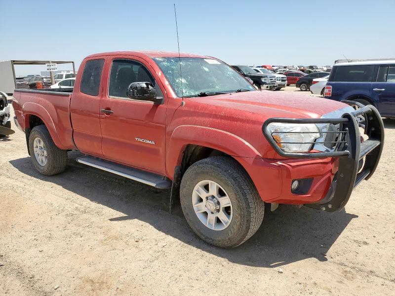 5TFTU4GN2CX026850 - 2012 TOYOTA TACOMA PRERUNNER ACCESS CAB RED photo 4