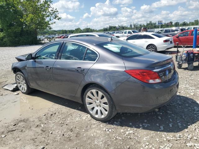 W04GZ5GV4B1093356 - 2011 BUICK REGAL CXL GRAY photo 2