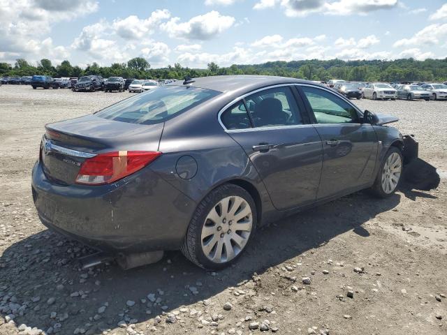 W04GZ5GV4B1093356 - 2011 BUICK REGAL CXL GRAY photo 3