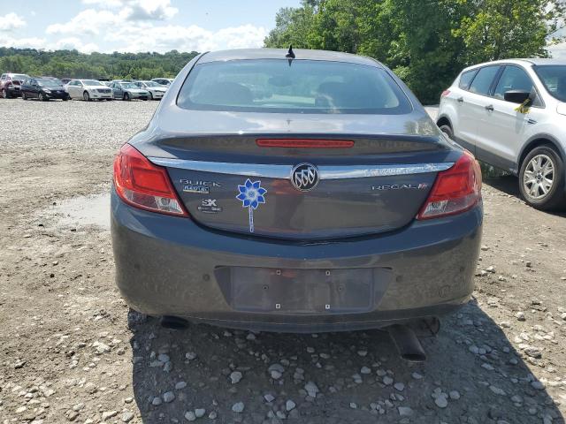 W04GZ5GV4B1093356 - 2011 BUICK REGAL CXL GRAY photo 6