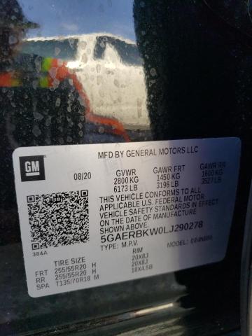 5GAERBKW0LJ290278 - 2020 BUICK ENCLAVE ESSENCE 黑色 照片 13