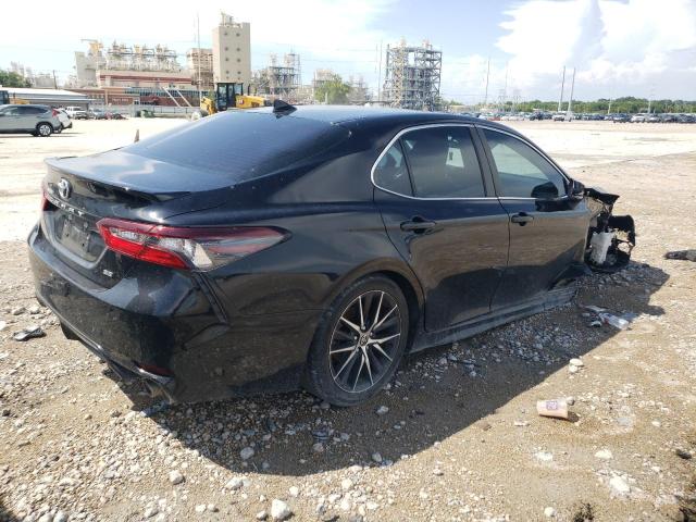 4T1G11AK0NU714076 - 2022 TOYOTA CAMRY SE შავი ფოტო 3