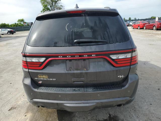 1C4SDJCT5JC219481 - 2018 DODGE DURANGO R/T GRAY photo 6