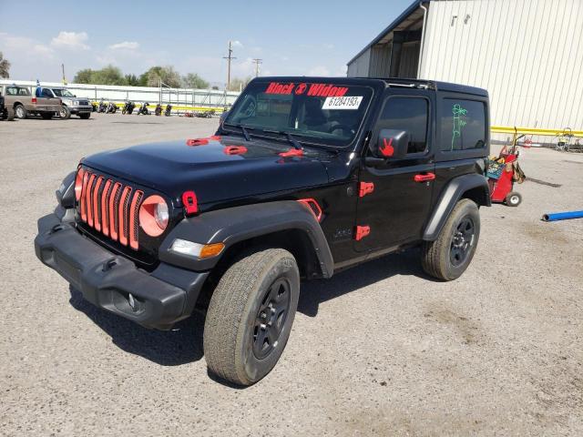 1C4HJXAG6NW180612 - 2022 JEEP WRANGLER SPORT BLACK photo 1