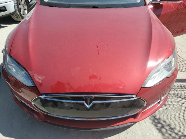 5YJSA1H19EFP27946 - 2014 TESLA MODEL S 红色 照片 11