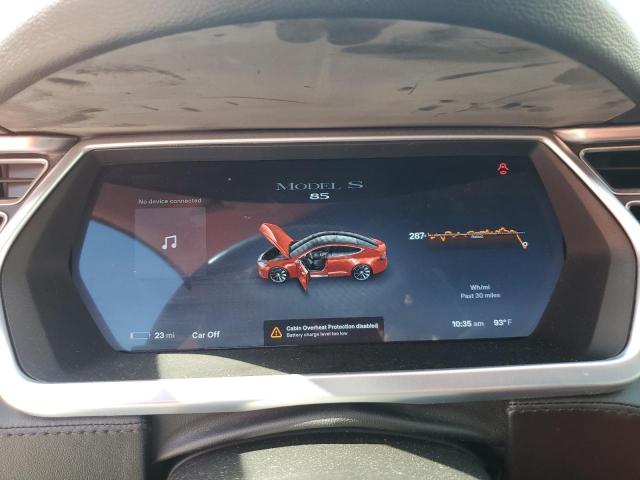 5YJSA1H19EFP27946 - 2014 TESLA MODEL S 红色 照片 9