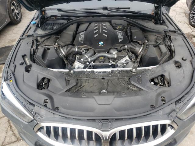 WBABC4C51KBU96543 - 2019 BMW M850XI GRAY photo 11