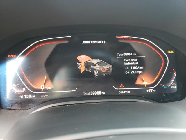 WBABC4C51KBU96543 - 2019 BMW M850XI GRAY photo 9