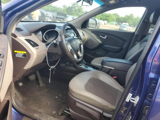 KM8JUCACXCU395736 - 2012 HYUNDAI TUCSON GLS BLUE photo 7
