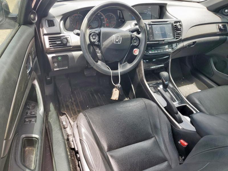 1HGCT1B80GA012927 - 2016 HONDA ACCORD EXL GRAY photo 8