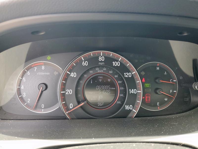 1HGCT1B80GA012927 - 2016 HONDA ACCORD EXL GRAY photo 9