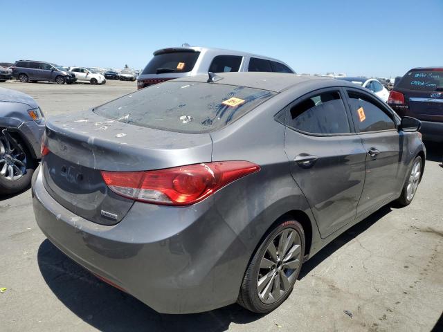 5NPDH4AEXDH303100 - 2013 HYUNDAI ELANTRA GLS GRAY photo 3