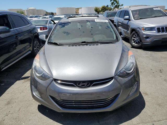 5NPDH4AEXDH303100 - 2013 HYUNDAI ELANTRA GLS GRAY photo 5