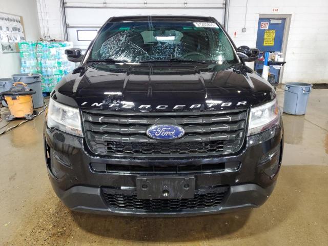 1FM5K8AT5HGA62869 - 2017 FORD EXPLORER POLICE INTERCEPTOR BLACK photo 5