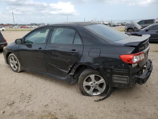 2T1BU4EE2BC598643 - 2011 TOYOTA COROLLA BASE BLACK photo 2