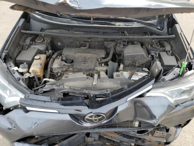 JTMRFREV4HD203587 - 2017 TOYOTA RAV4 XLE GRAY photo 12