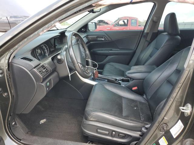 1HGCR2F80DA033304 - 2013 HONDA ACCORD EXL GRAY photo 7