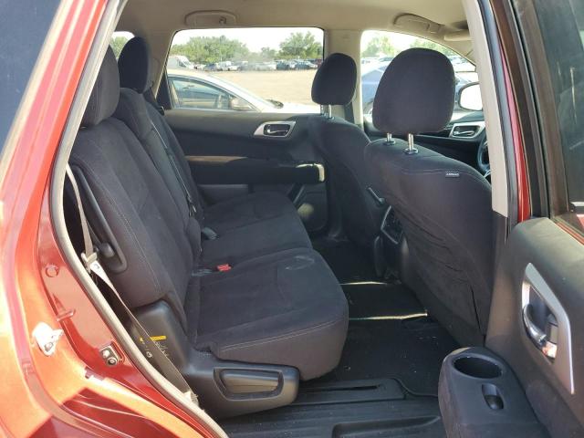 5N1AR2MM7DC611341 - 2013 NISSAN PATHFINDER S RED photo 10