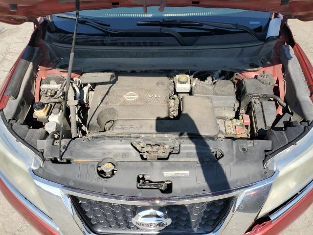 5N1AR2MM7DC611341 - 2013 NISSAN PATHFINDER S RED photo 11