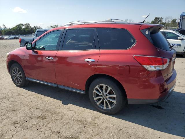 5N1AR2MM7DC611341 - 2013 NISSAN PATHFINDER S RED photo 2