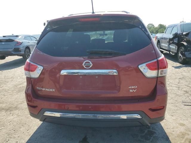 5N1AR2MM7DC611341 - 2013 NISSAN PATHFINDER S RED photo 6
