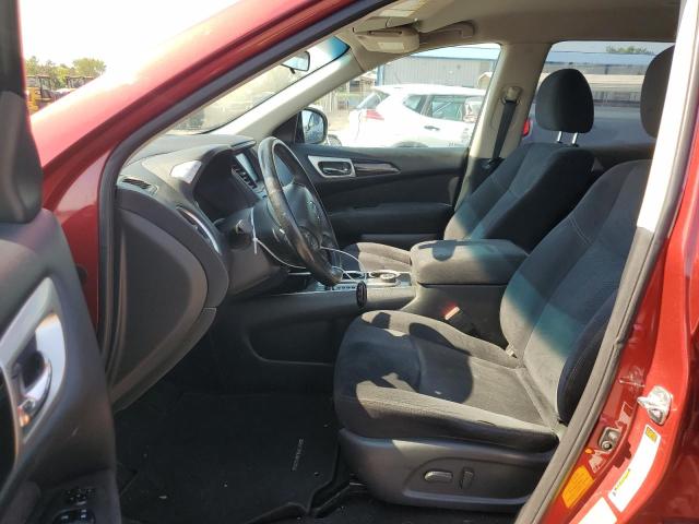 5N1AR2MM7DC611341 - 2013 NISSAN PATHFINDER S RED photo 7